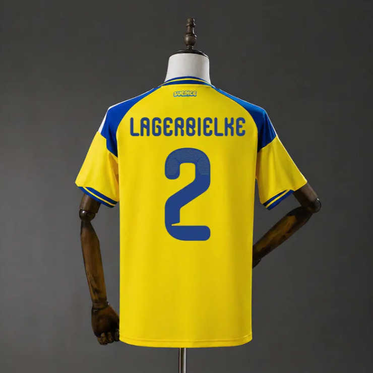 Sverige VM 2026 Hjemmedrakt Lagerbielke 2 Fotballdrakt Herre