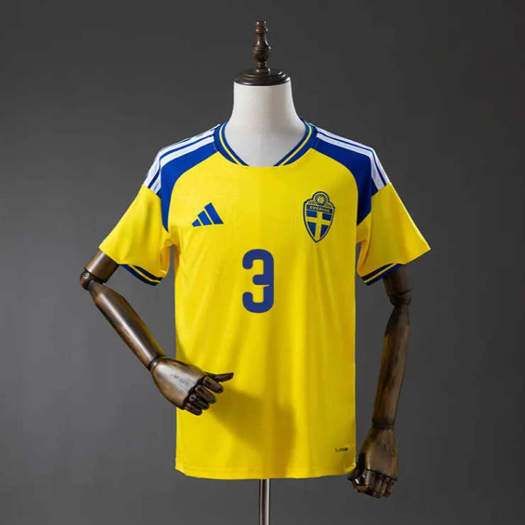 Sverige VM 2026 Hjemmedrakt Victor Lindelöf 3 Fotballdrakt Herre