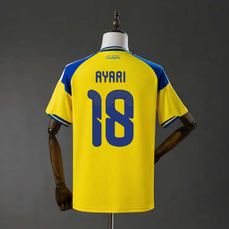 Sverige VM 2026 Hjemmedrakt Yasin Ayari 18 Fotballdrakt Herre