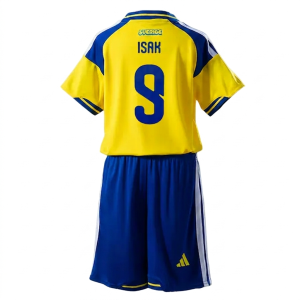 Sverige VM 2026 Hjemmedraktsett Barn Alexander Isak 9 Fotballsett