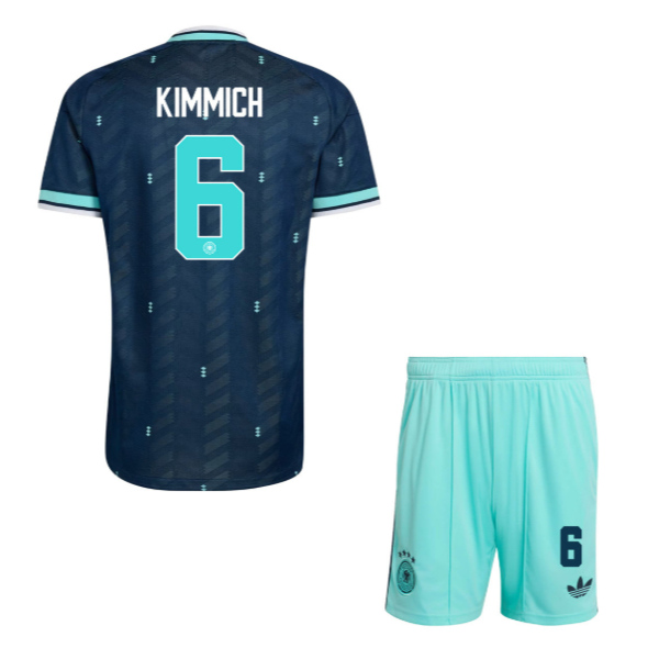 Tyskland VM 2026 Bortedrakt Barn Joshua Kimmich 6 Fotballdrakt Sett