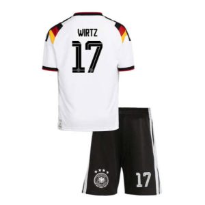 Tyskland VM 2026 Hjemmedrakt Barn Florian Wirtz 17 Fotballdrakt Sett