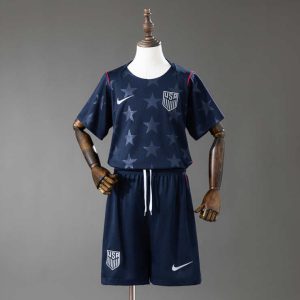 USA VM 2026 Bortedrakt Barn Kortermet Fotballdraktsett