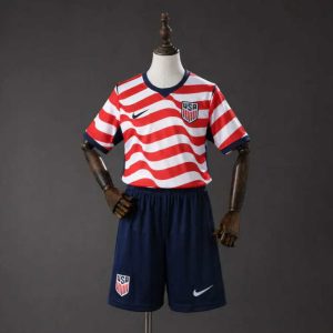 USA VM 2026 Hjemmedrakt Barn Kortermet Fotballdraktsett