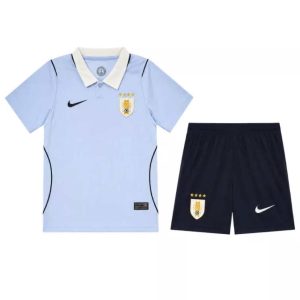 Uruguay VM 2026 Hjemmedraktsett Barn Kortermet Fotballdrakt