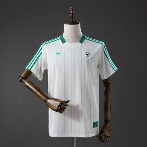 Algerie Landslag 2026 Terrace Icons Hvit T-skjorte Fotballdrakt Herre