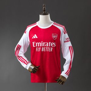 Arsenal 2025/26 Hjemmedrakt Langermet Fotballdrakt Herre