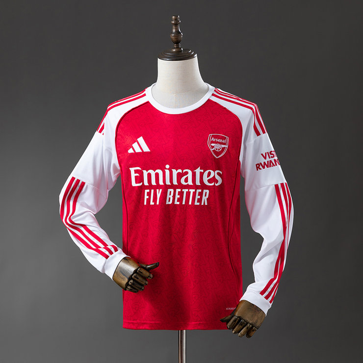 Arsenal 2025/26 Hjemmedrakt Langermet Fotballdrakt Herre