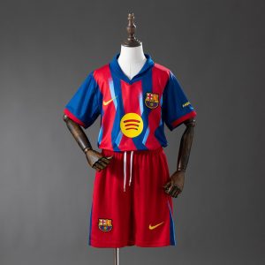 Barcelona 2025/26 Fjerdedrakt Barn Fotballdraktsett