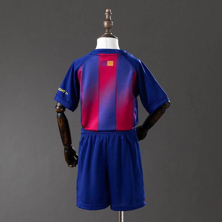 Barcelona 2025/26 Hjemmedrakt Barn Fotballdraktsett