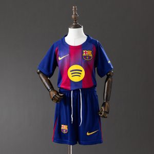 Barcelona 2025/26 Hjemmedrakt Barn Fotballdraktsett