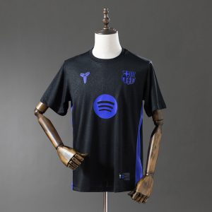 Barcelona 2025/26 x Kobe Oppvarmingstrøye Grå Herre Fotballdrakt