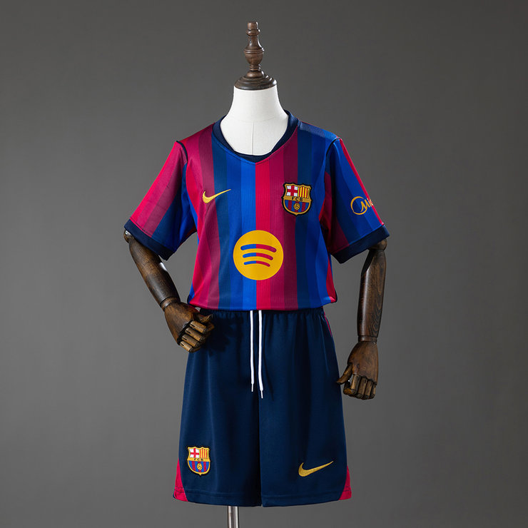Barcelona 2026/27 Hjemmedrakt Barn Fotballdraktsett