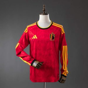 Belgia VM 2026 Hjemmedrakt Langermet Fotballdrakt Herre