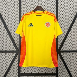 Colombia 2024 Hjemmedrakt Kortermet Fotballdrakt Herre