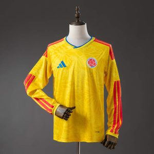 Colombia VM 2026 Hjemmedrakt Langermet Fotballdrakt Herre