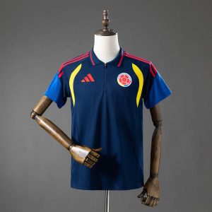 Colombia VM 2026 Treningspolo Marineblå Fotballdrakt Herre