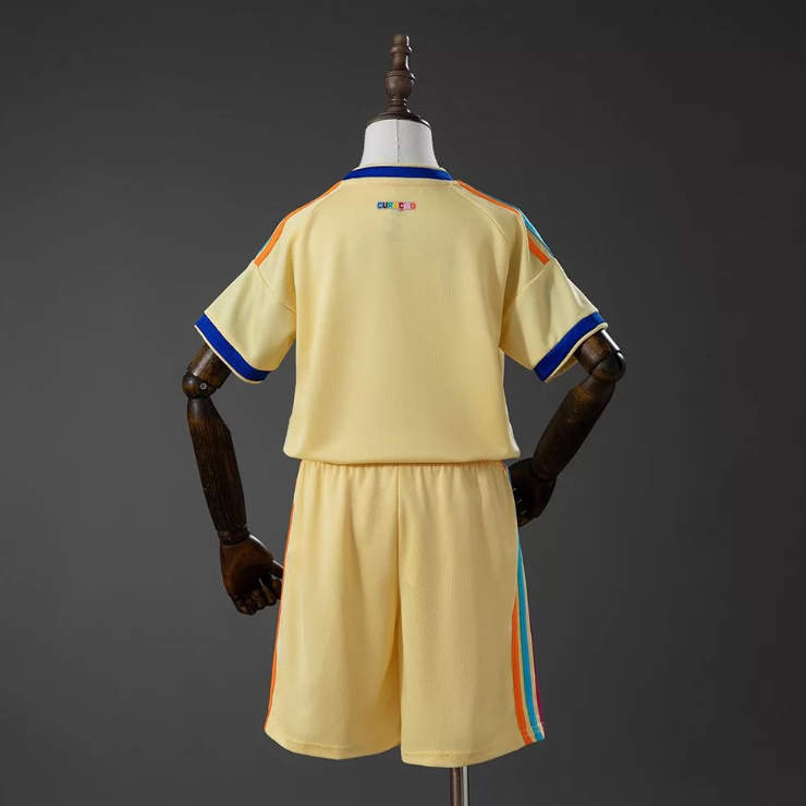 Curaçao VM 2026 Bortedrakt Fotballdraktsett Barn Kortermet