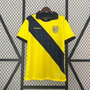 Ecuador 2024 Hjemmedrakt Kortermet Fotballdrakt Herre