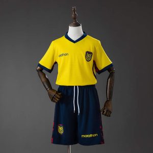Ecuador VM 2026 Hjemmedrakt Fotballdraktsett Barn Kortermet