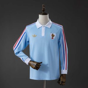 Frankrike VM 2026 120-årsjubileum Blå Langermet Rugbytrøye Herre