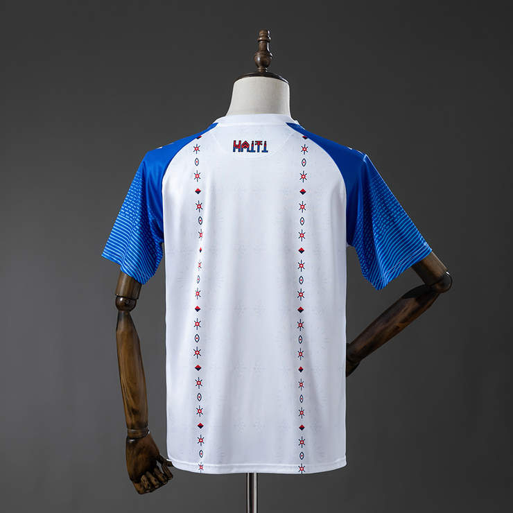 Haiti 2025/26 Bortedrakt Hvit Fotballdrakt Herre