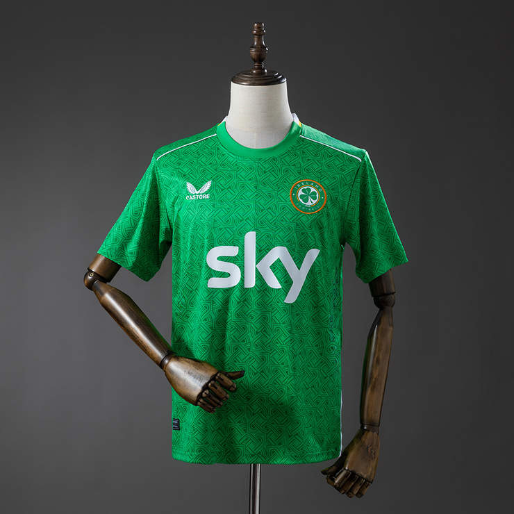 Irland 2024/25 Hjemmedrakt Kortermet Fotballdrakt Herre