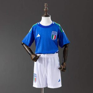 Italia 2024/25 Hjemmedrakt Barn Fotballdraktsett