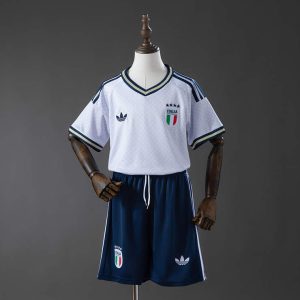 Italia VM 2026 Bortedraktsett Barn Kortermet Fotballdrakt