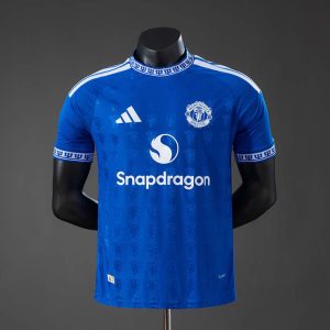 Manchester United 2026/27 Spesialutgave Blå Fotballdrakt Herre