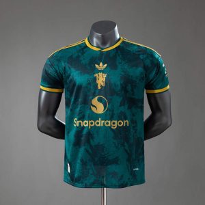 Manchester United 2026/27 Spesialutgave Mørkegrønn Fotballdrakt Herre