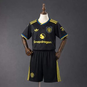 Manchester United Tredjedrakt 2025/26 Barn Fotballdraktsett