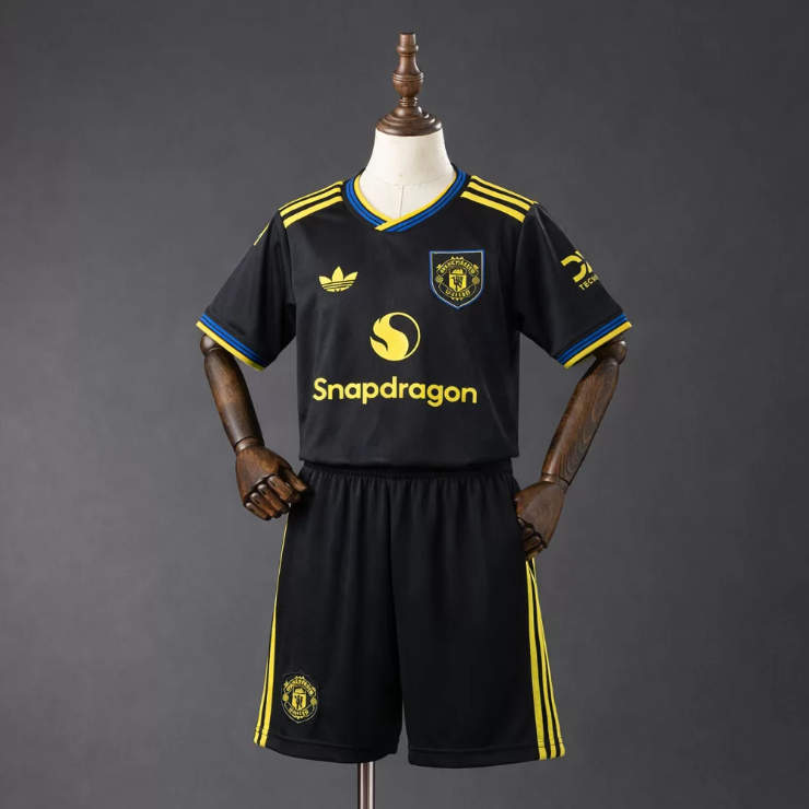Manchester United Tredjedrakt 2025/26 Barn Fotballdraktsett