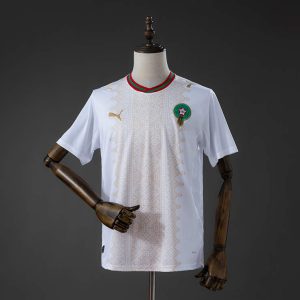 Marokko VM 2026 Bortedrakt Kortermet Fotballdrakt Herre