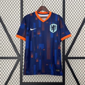 Nederland 2024 Bortedrakt Kortermet Fotballdrakt Herre