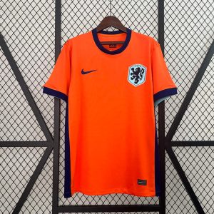 Nederland 2024 Hjemmedrakt Kortermet Fotballdrakt Herre