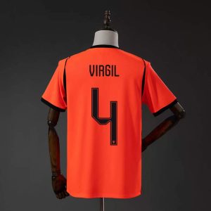 Nederland VM 2026 Hjemmedrakt Virgil van Dijk 4 Fotballdrakt Herre