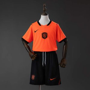 Nederland VM 2026 Hjemmedraktsett Barn Kortermet Fotballdrakt
