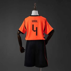 Nederland VM 2026 Hjemmedraktsett Barn Virgil van Dijk 4 Fotballdrakt