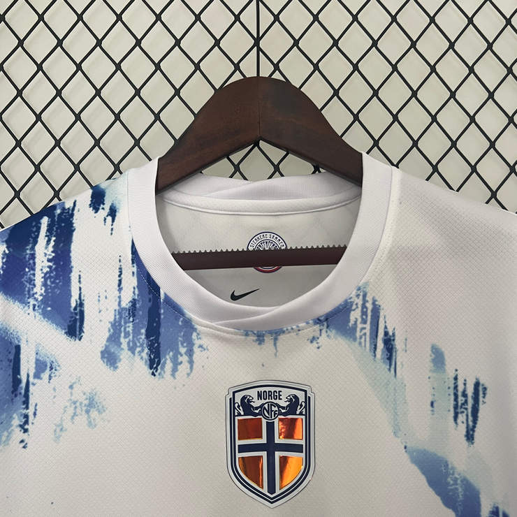Norge Bortadrakt 2024 Herre Fotballdrakt