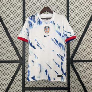 Norge Bortadrakt 2024 Herre Fotballdrakt Replica Kortermet