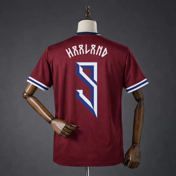Norge Hjemmedrakt 2024 Haaland 9 – Fotballdrakt Herre