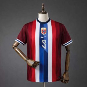 Norge Hjemmedrakt 2024 Haaland 9 – Fotballdrakt Herre