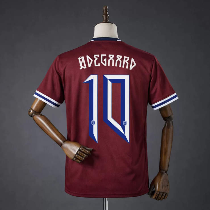 Norge Hjemmedrakt 2024 Ødegaard 10 – Fotballdrakt Herre