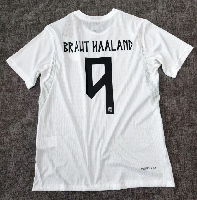 Norge VM 2026 Tredjedrakt Braut Haaland 9 Fotballdrakt Herre