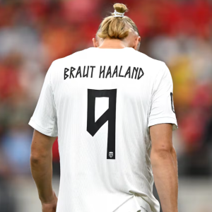 Norge VM 2026 Tredjedrakt Braut Haaland 9 Fotballdrakt Herre