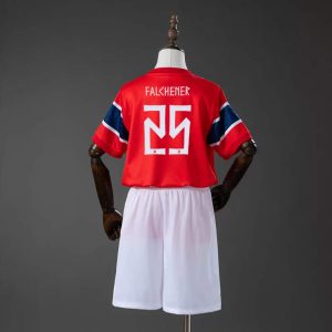 Norge VM 2026 hjemmedrakt Barn Henrik Falchener 25 – Fotballdrakt med Shorts