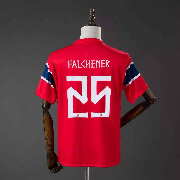 Norge landslags hjemmedrakt VM 2026 Henrik Falchener 25 fotballdrakt herre
