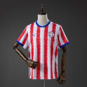 Paraguay VM 2026 Hjemmedrakt Kortermet Fotballdrakt Herre