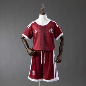 Qatar VM 2026 Hjemmedrakt Fotballdraktsett Barn Kortermet